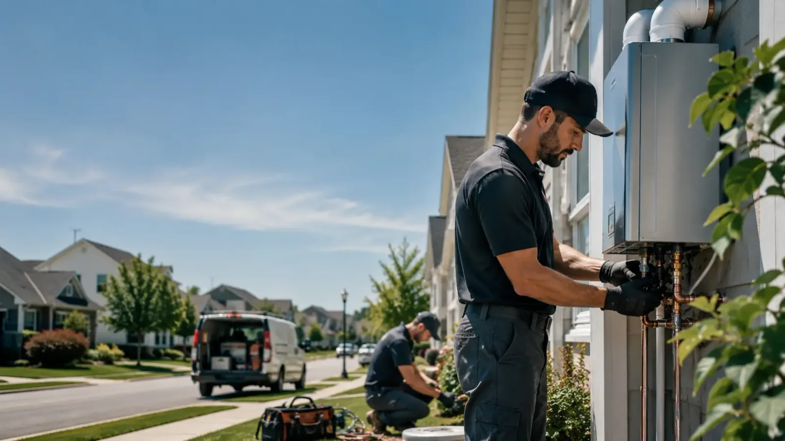 Tankless Water Heater Installation in Champlain, VA